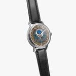 Scottish Weir Celtic Ring Silver Automatic Watch Size 46mm