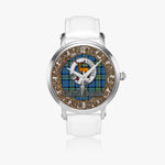 Scottish MacCorquodale Celtic Circle Silver Automatic Watch Size 46mm