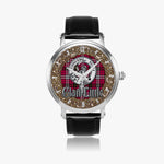 Scottish Little Celtic Circle Silver Automatic Watch Size 46mm