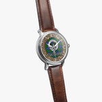Scottish Turnbull Celtic Circle Silver Automatic Watch Size 46mm