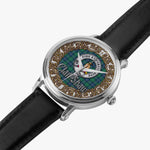 Scottish Shaw Celtic Circle Silver Automatic Watch Size 46mm