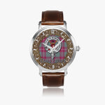 Scottish Crawford Celtic Circle Silver Automatic Watch Size 46mm