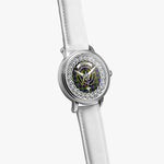 Arnott Scottish Clan Tartan Crest Badge Silver Automatic Watch Size 46mm