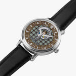 Scottish Bell Celtic Circle Silver Automatic Watch Size 46mm