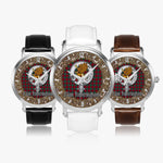 Scottish Fotheringham Celtic Circle Large Silver Automatic Watch Size 46mm