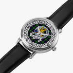 Scottish Sutherland Celtic Ring Silver Automatic Watch Size 46mm