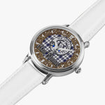 Scottish Hannay Celtic CIrcle Silver Automatic Watch Size 46mm