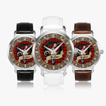 Scottish Wallace Celtic Circle Silver Automatic Watch Size 46mm