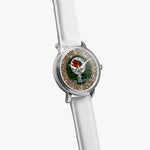 Scottish Beveridge Celtic Circle Silver Automatic Watch Size 46mm