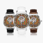 Scottish Gibson Celtic Circle Silver Automatic Watch Size 46mm