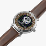 Scottish Malcolm Celtic Circle Silver Automatic Watch Size 46mm