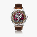 Scottish Little Celtic Circle Silver Automatic Watch Size 46mm
