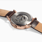 Abercrombie Badge Gold Unisex Automatic Watch (Rose Gold)  Size 46mm