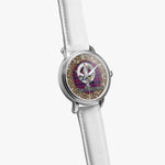 Scottish Montgomery Celtic Circle Silver Automatic Watch Size 46mm