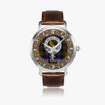 Scottish Chalmers Celtic Circle Silver Automatic Watch Size 46mm