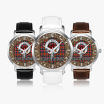 Scottish MacDuff Celtic Circle Silver Automatic Watch Size 46mm