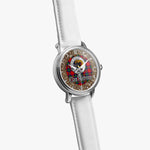Scottish Ruthven Celtic Circle Silver Automatic Watch Size 46mm