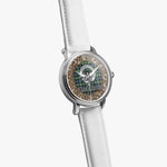 Scottish Watson Celtic Ring Silver Automatic Watch Size 46mm