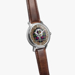 Scottish MacLennan Celtic Circle Silver Automatic Watch Size 46mm