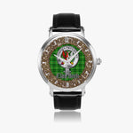 Scottish Boyle Celtic Circle Silver Automatic Watch Size 46mm