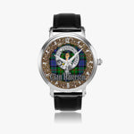 Scottish Paterson Celtic Circle Silver Automatic Watch Size 46mm