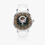Scottish Colquhoun Celtic Circle Silver Automatic Watch Size 46mm