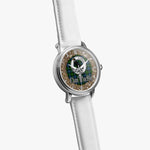 Scottish MacKie Celtic Circle Silver Automatic Watch Size 46mm