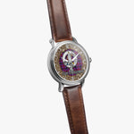 Scottish Montgomery Celtic Circle Silver Automatic Watch Size 46mm