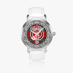 Comyn Scottish Clan Tartan Crest Badge Silver Automatic Watch Size 46mm