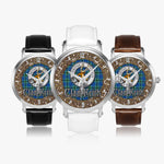 Scottish Keith Celtic Circle Silver Automatic Watch Size 46mm