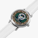 Scottish Kirkpatrick Celtic Circle Silver Automatic Watch Size 46mm