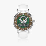 Scottish Ross Celtic Circle Silver Automatic Watch Size 46mm
