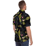 Men Hawaiian Shirt Men Hawaiian Shirt Beautiful Dark Summmer night Seamless Hawaiian Men Short Sleeve Shirt
