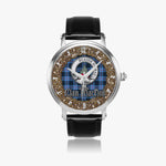 MacNeill Of Barra Celtic Circle Silver Automatic Watch Size 46mm
