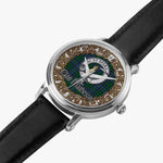 Scottish Matheson Celtic Circle Silver Automatic Watch Size 46mm