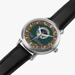 Scottish Turnbull Celtic Circle Silver Automatic Watch Size 46mm