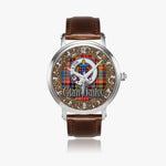 Scottish Ogilvie Celtic Circle Silver Automatic Watch Size 46mm