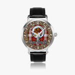 Scottish MacFie Celtic Circle Silver Automatic Watch Size 46mm