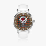 Scottish MacNaughton Celtic Circle Silver Automatic Watch Size 46mm