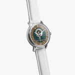Scottish Carmichael Celtic Circle Silver Automatic Watch Size 46mm