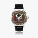 Scottish Kinninmont Celtic Circle Silver Automatic Watch Size 46mm