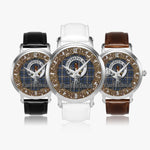 Scottish MacDowall Celtic Circle Silver Automatic Watch Size 46mm