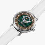 Scottish MacInnes Celtic Circle Silver Automatic Watch Size 46mm