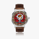 Scottish MacGillivray Celtic Circle Silver Automatic Watch Size 46mm