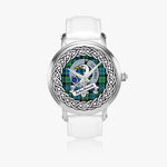 Arbuthnott Scottish Clan Tartan Crest Badge Silver Automatic Watch Size 46mm