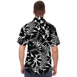 Men Hawaiian Shirt Black Tropical Hawaiian Tropical Holiday Hawaiian Men Short Sleeve Shirt