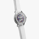 Spalding Scottish Clan Tartan Crest Badge Silver Automatic Watch Size 46mm