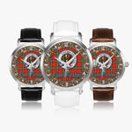 Scottish MacLaine Celtic Circle Silver Automatic Watch Size 46mm