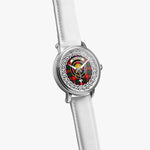 Wauchope Scottish Clan Tartan Crest Badge Silver Automatic Watch Size 46mm