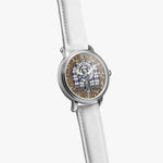 Scottish Hannay Celtic CIrcle Silver Automatic Watch Size 46mm